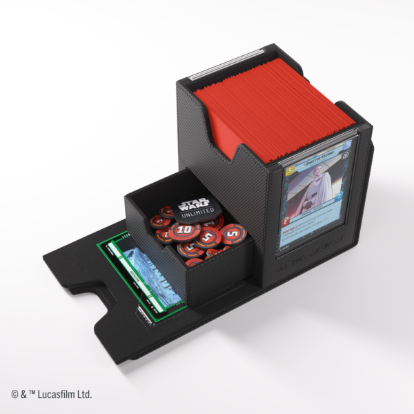 Twin Suns Deck Pod - Deck Box Star Wars Unlimited - Czarny
