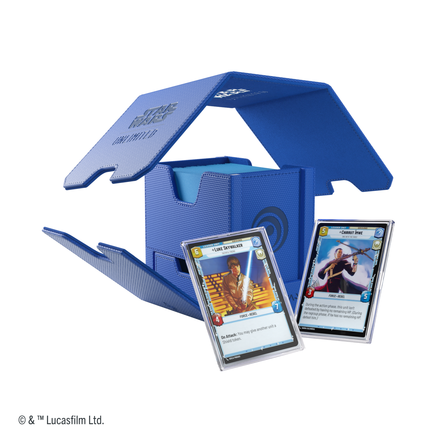 Twin Suns Deck Pod - Deck Box Star Wars Unlimited - Niebieski - obrazek 16