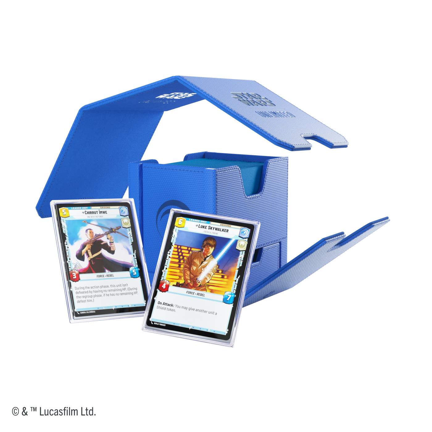 Twin Suns Deck Pod - Deck Box Star Wars Unlimited - Niebieski - obrazek 18