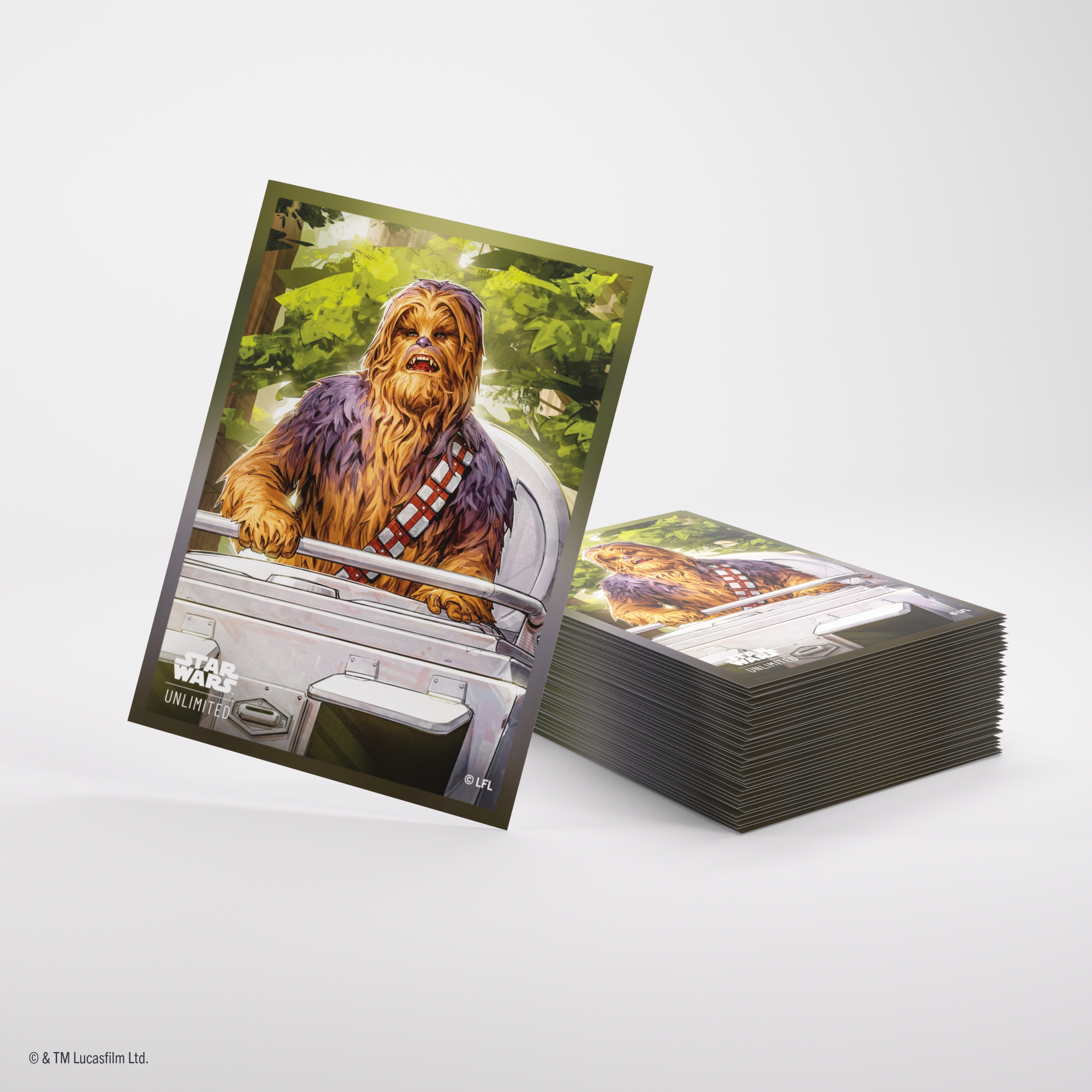 Koszulki na karty Star Wars Unlimited - Chebacca - Premium Art Sleeves (80 szt + 2) - obrazek 3