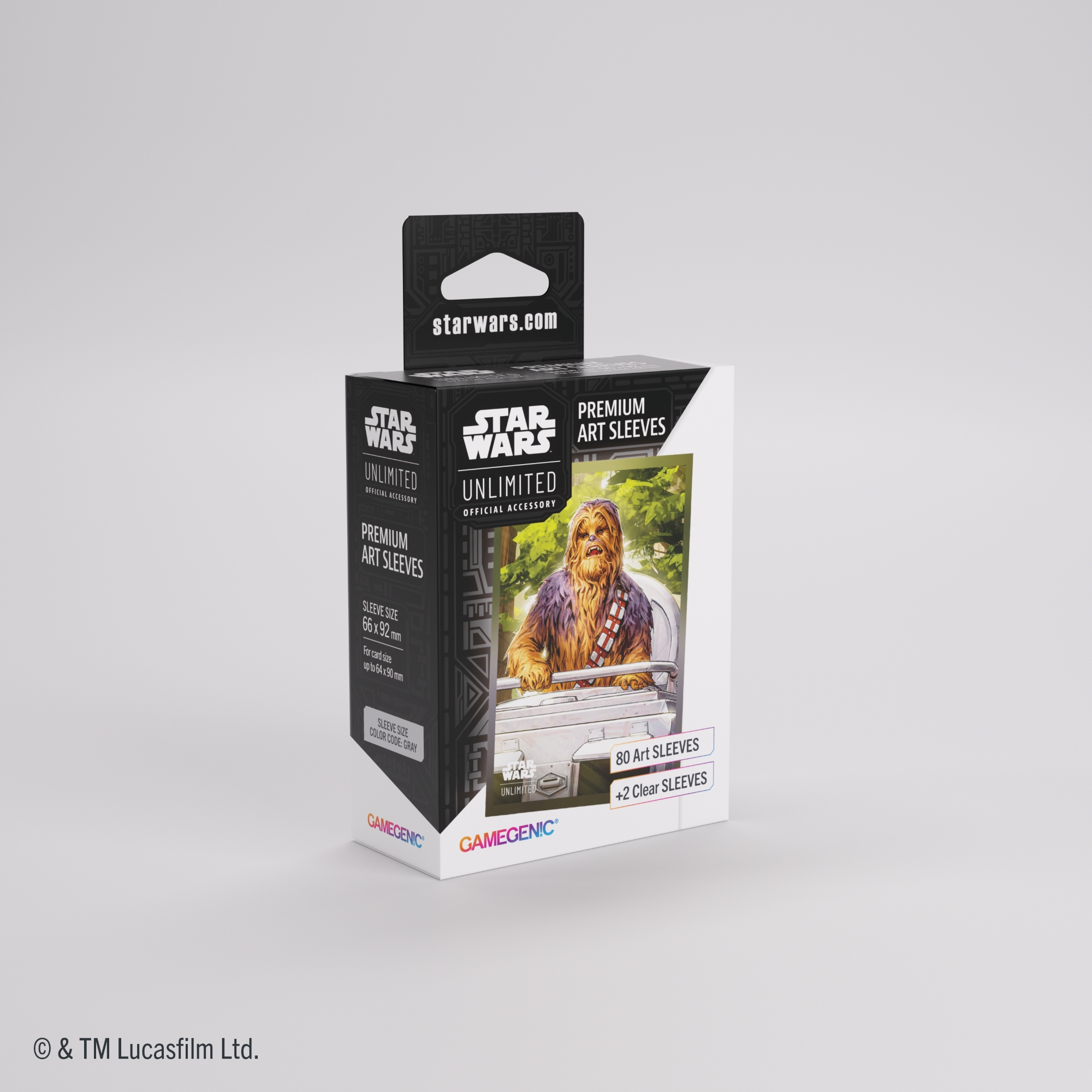 Koszulki na karty Star Wars Unlimited - Chebacca - Premium Art Sleeves (80 szt + 2) - obrazek 4