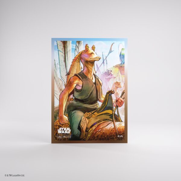 Koszulki na karty Star Wars Unlimited - Jar Jar Binks - Premium Art Sleeves (80 szt + 2)