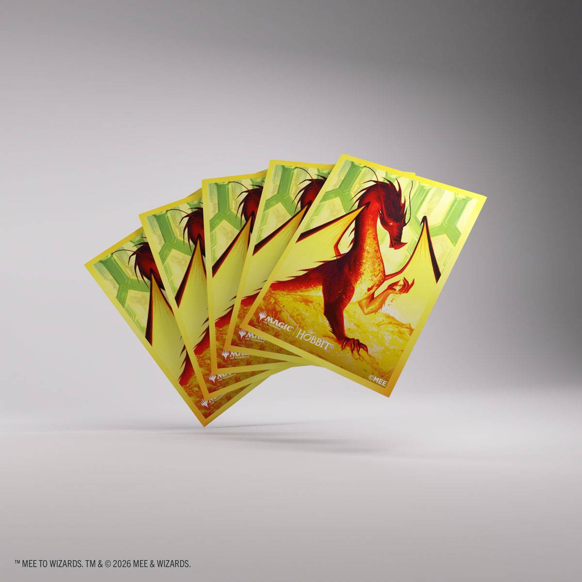 Smaug the Golden - Koszulki Gamegenic: Magic the Gathering - The Hobbit - Premium Art Sleeves (105 szt) - obrazek 4