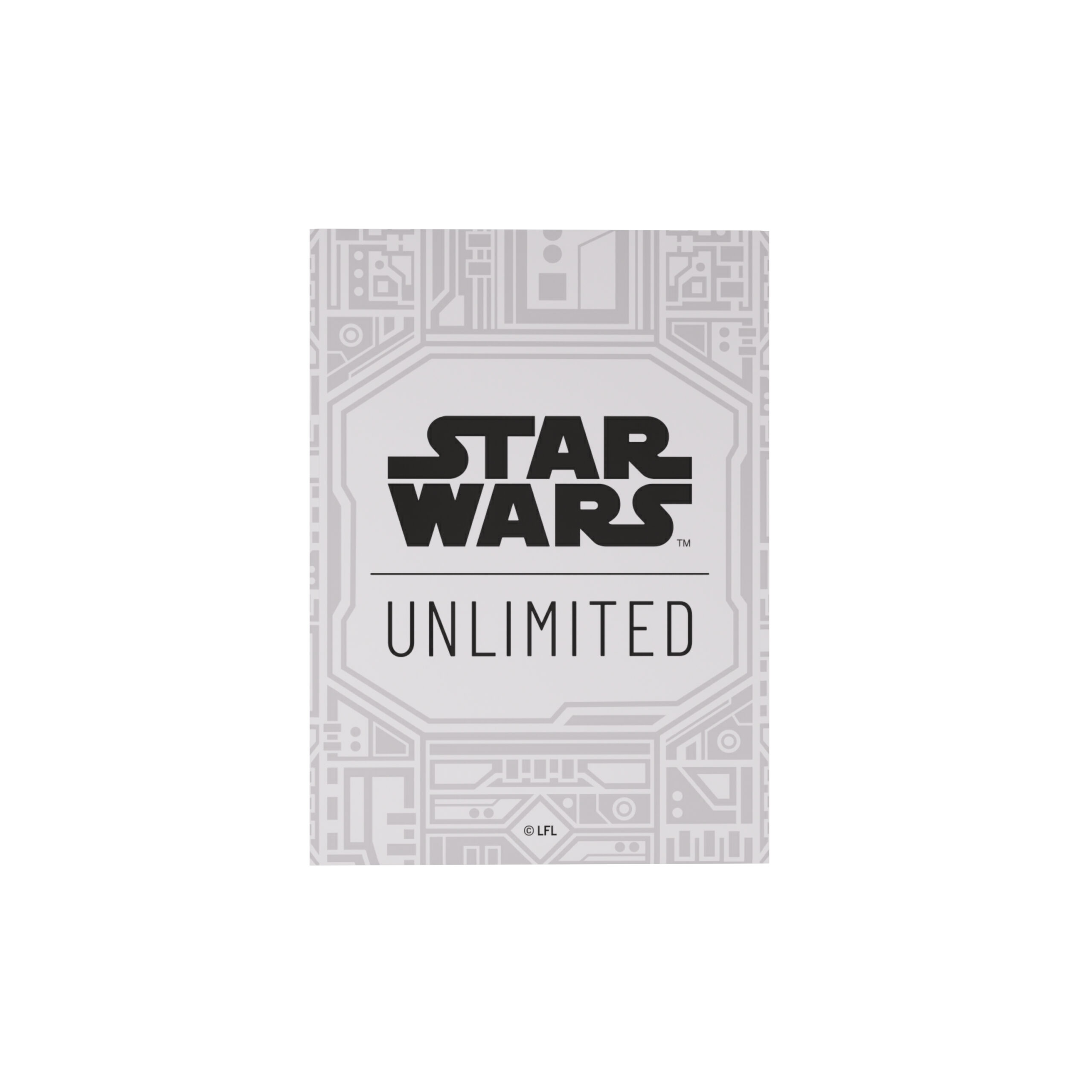 Koszulki na karty Star Wars Unlimited - Unlimited Pattern White - Premium Art Sleeves (80 szt) - obrazek 2