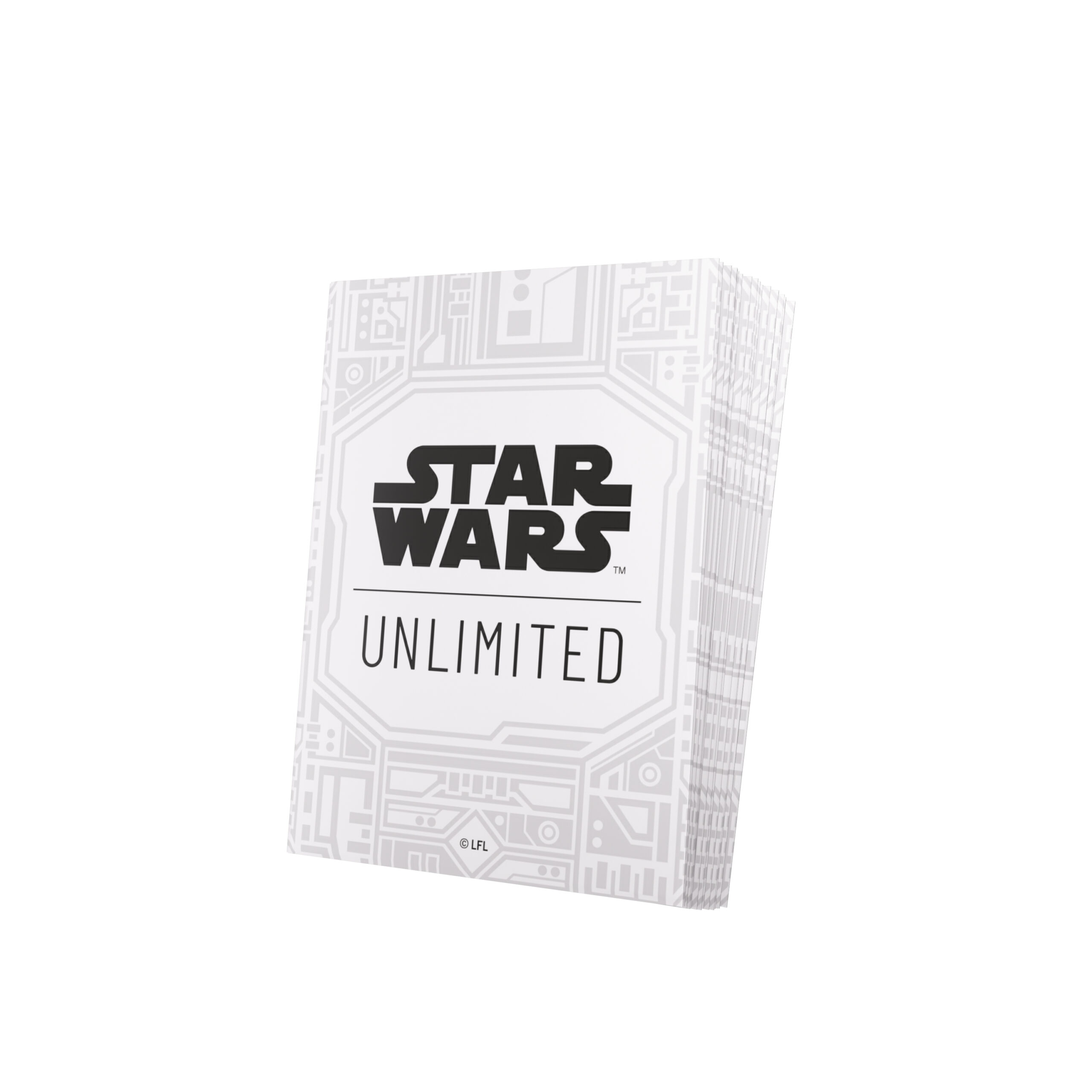 Koszulki na karty Star Wars Unlimited - Unlimited Pattern White - Premium Art Sleeves (80 szt)