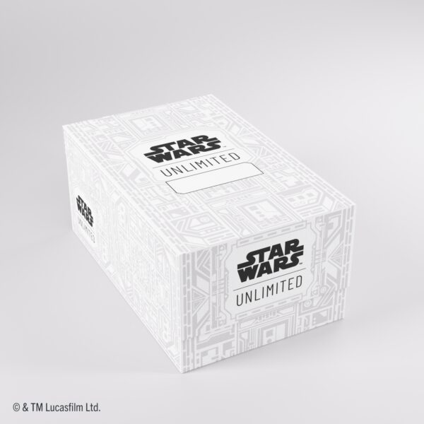 Deck-box na dwie talie kart Star Wars Unlimited - Double Soft Crate - Biały