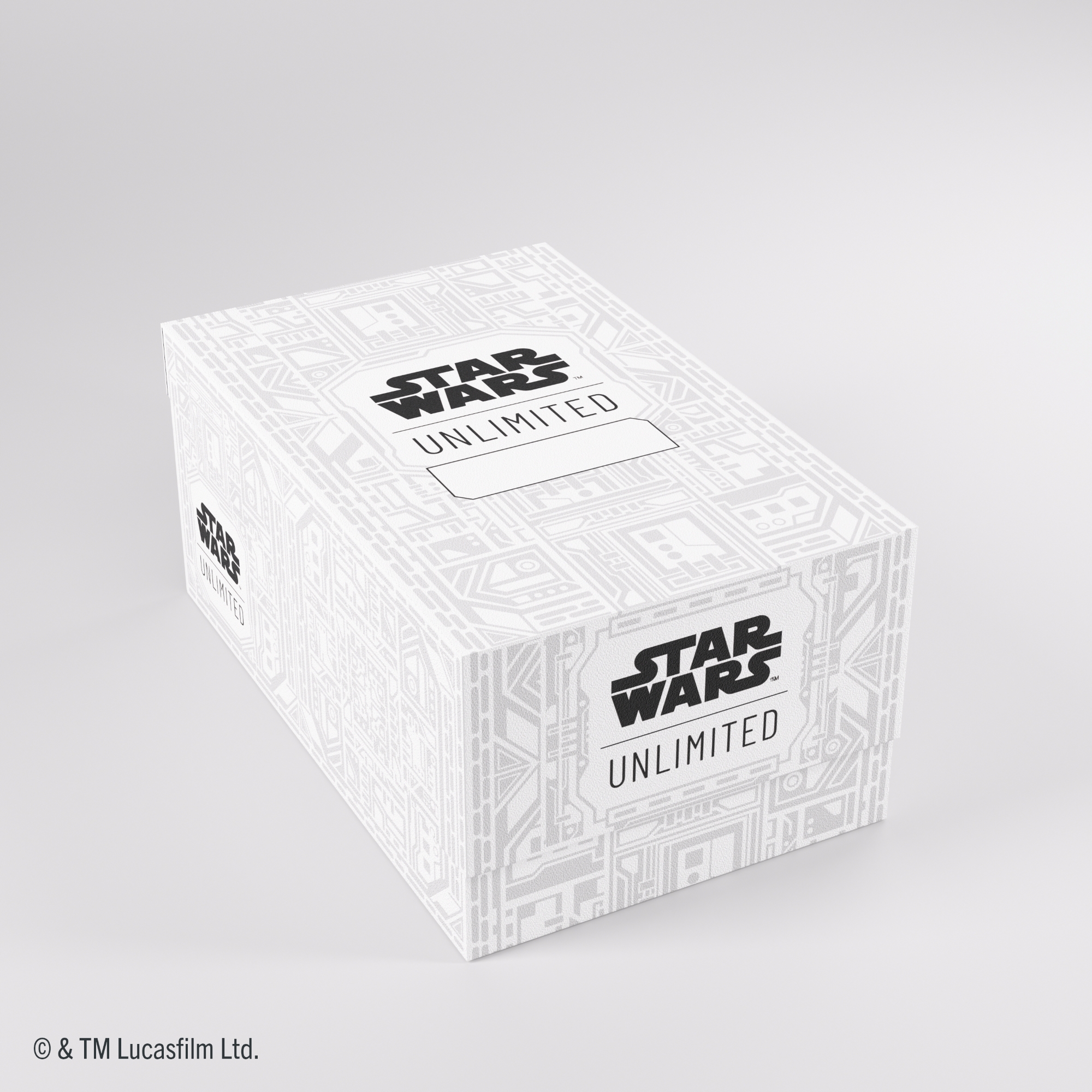 Deck-box na dwie talie kart Star Wars Unlimited - Double Soft Crate - Biały