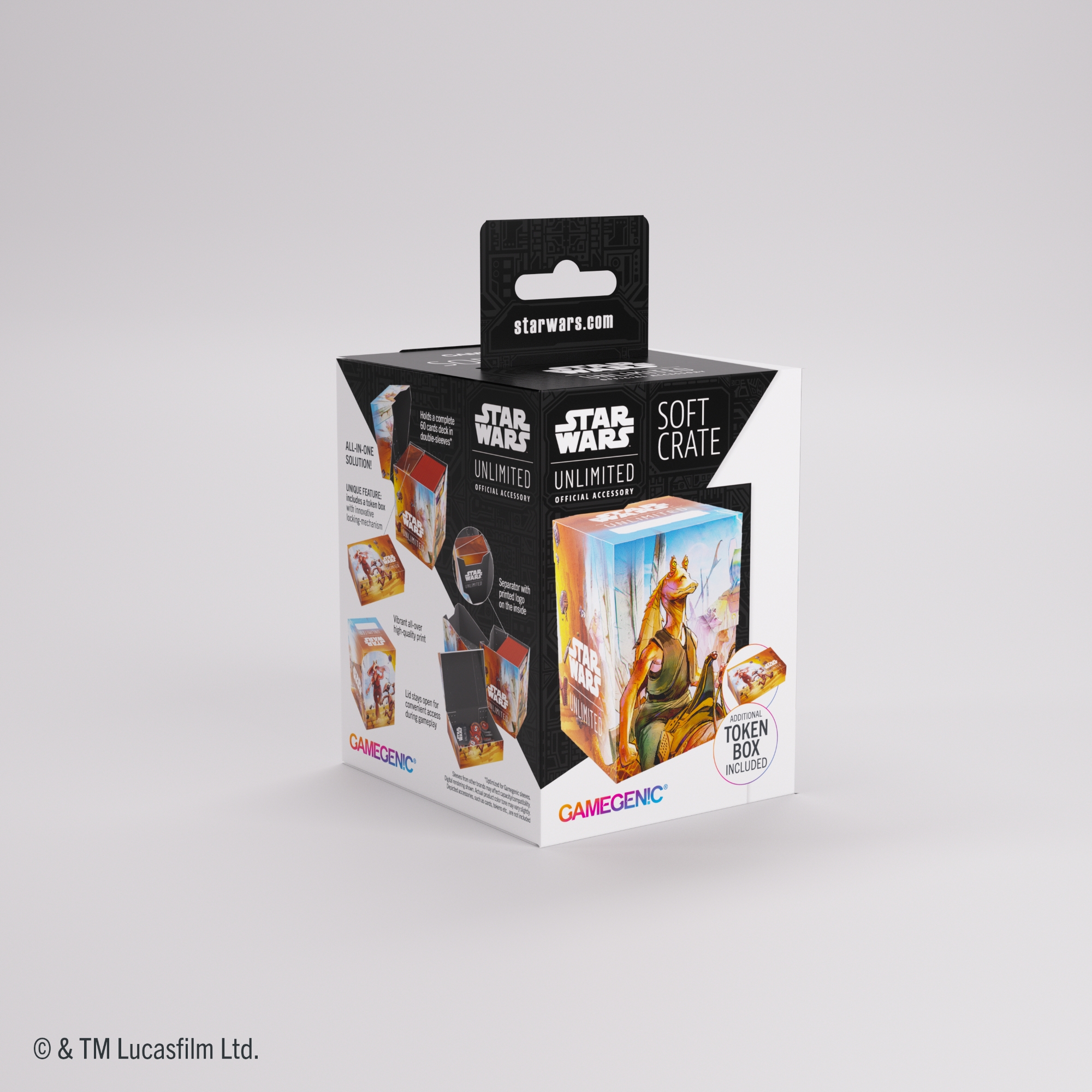 Deck-box na talię kart Star Wars Unlimited - Jar Jar Binks - obrazek 4