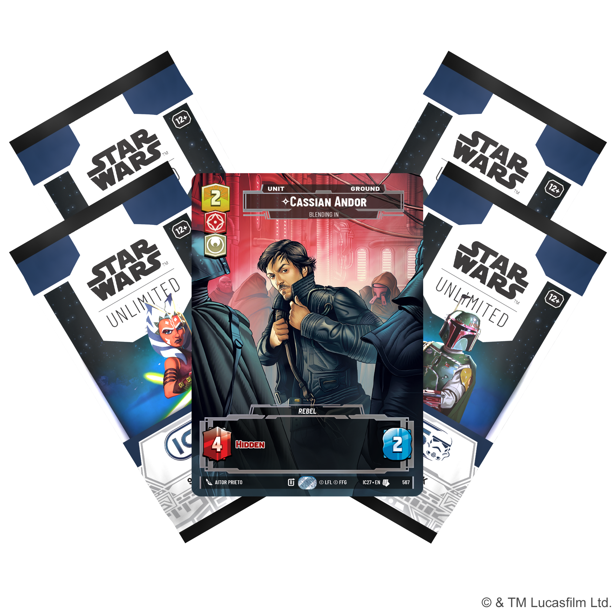 Star Wars Unlimited - ICONS - 4 Booster Pack Set