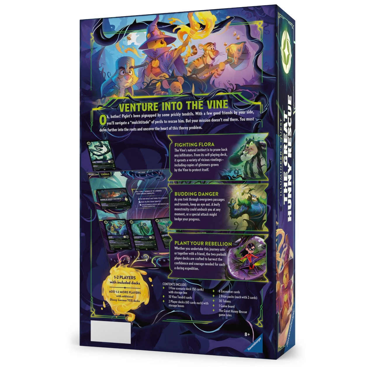 The Great Hunny Rescue - Gra kooperacyjna Disney Lorcana Illumineer's Quest - Attack of the Vine - obrazek 3