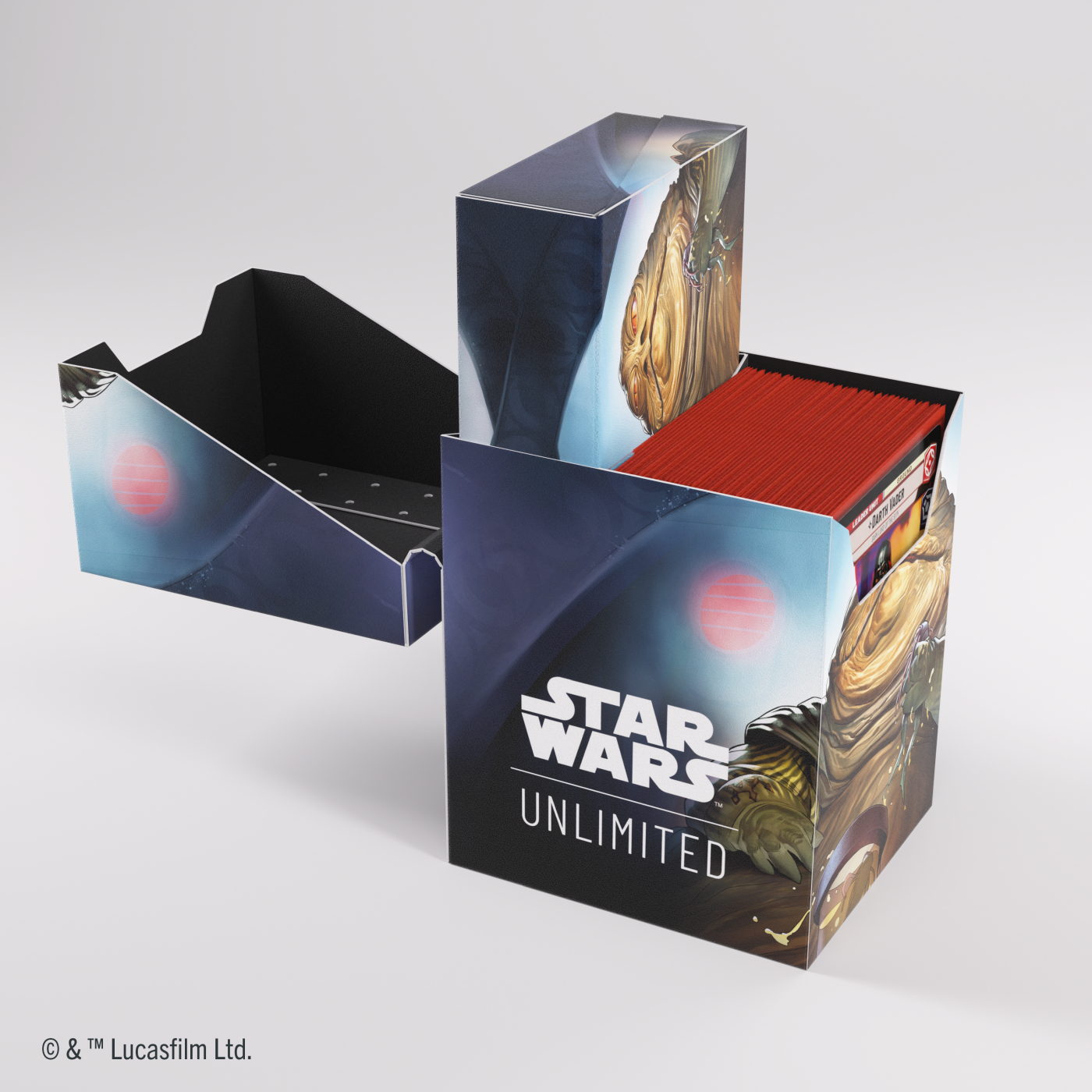 Deck Box Star Wars Unlimited - Jabba / Leia - Pudełko na talię Gamegenic Soft Crate - obrazek 4